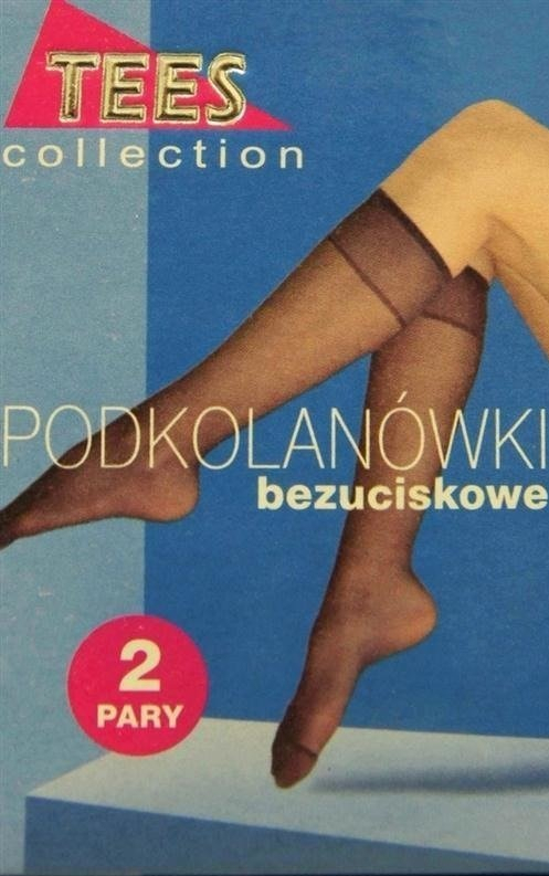 PODKOLANÓWKI TEES NYLON/LYCRA uniwersalny beż jasny