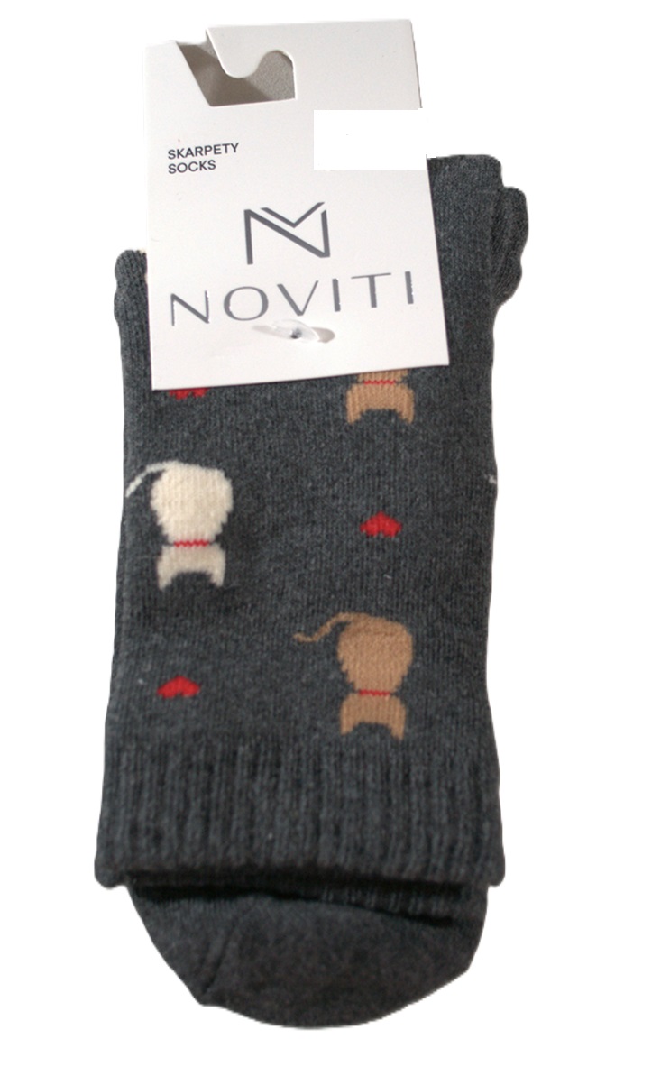 SKARPETY NOVITI SF010-G-03 FROTTE KOTY GRF MEL 39-42