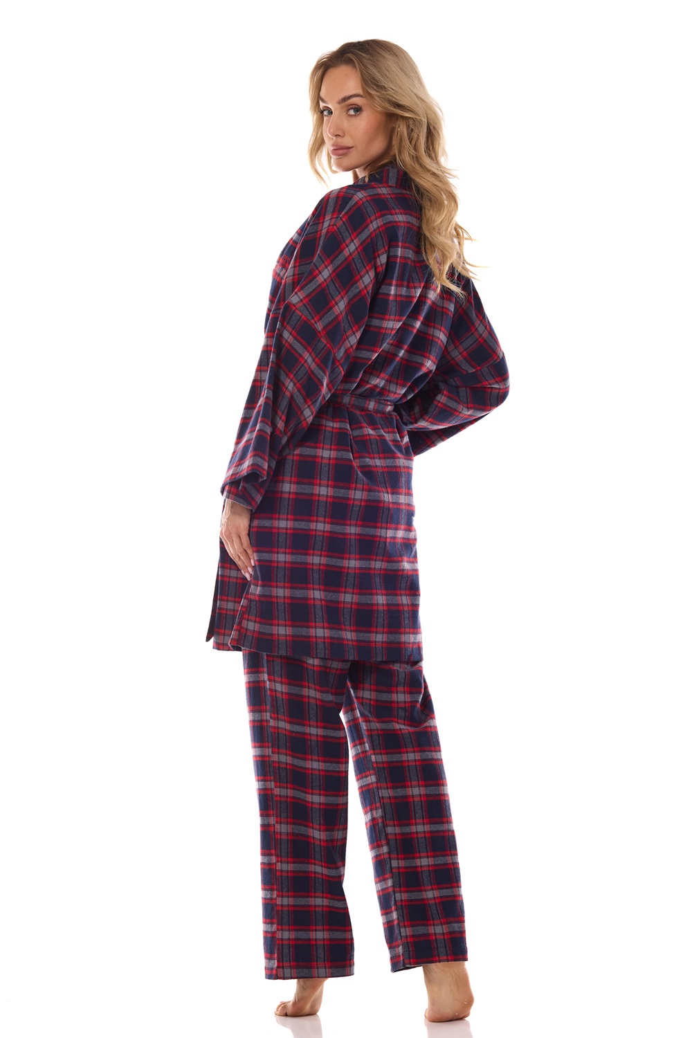 PIŻAMA L&L DAMSKA 2475 ROXY GRANAT /XL