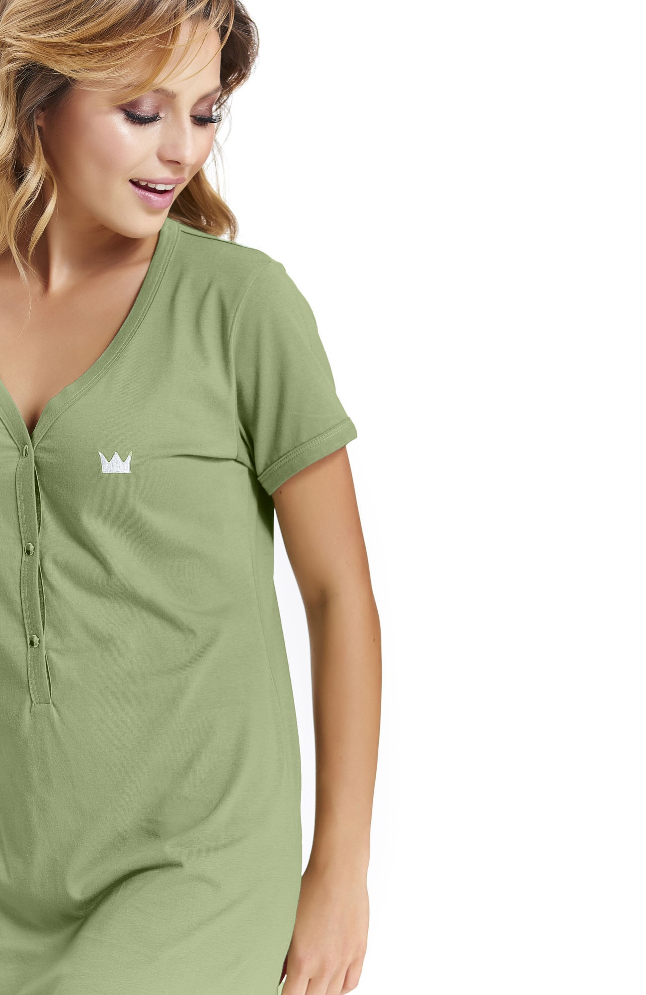 KOSZULA DOBRANOCKA 9505 GREEN/S