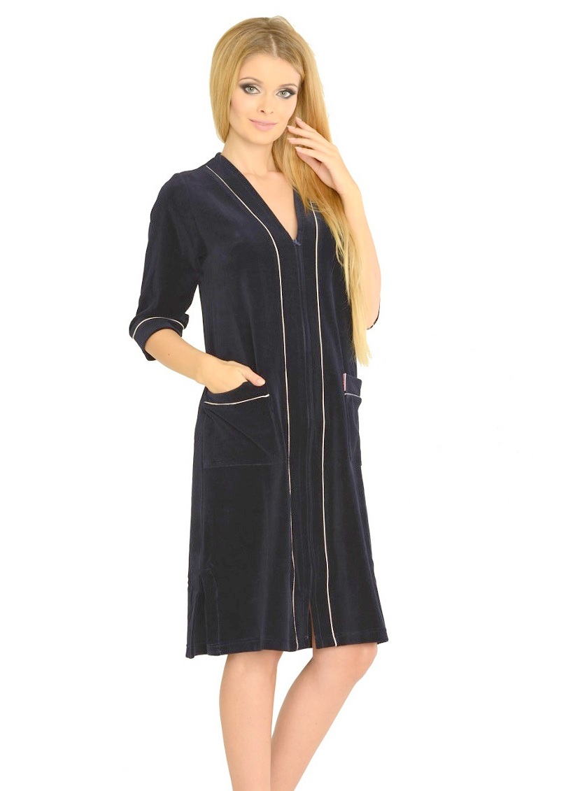 SZLAFROK DE LAFENSE 352 WELUR GRA /5XL