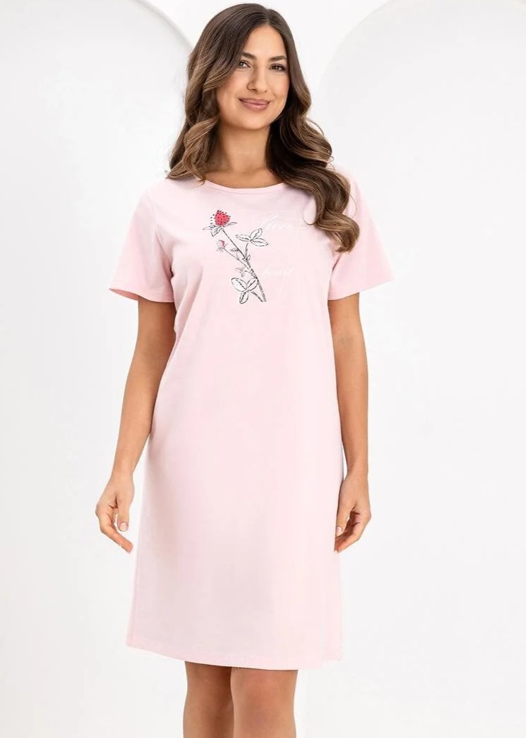 KOSZULA REGINA 172 RÓŻ XXL-4XL