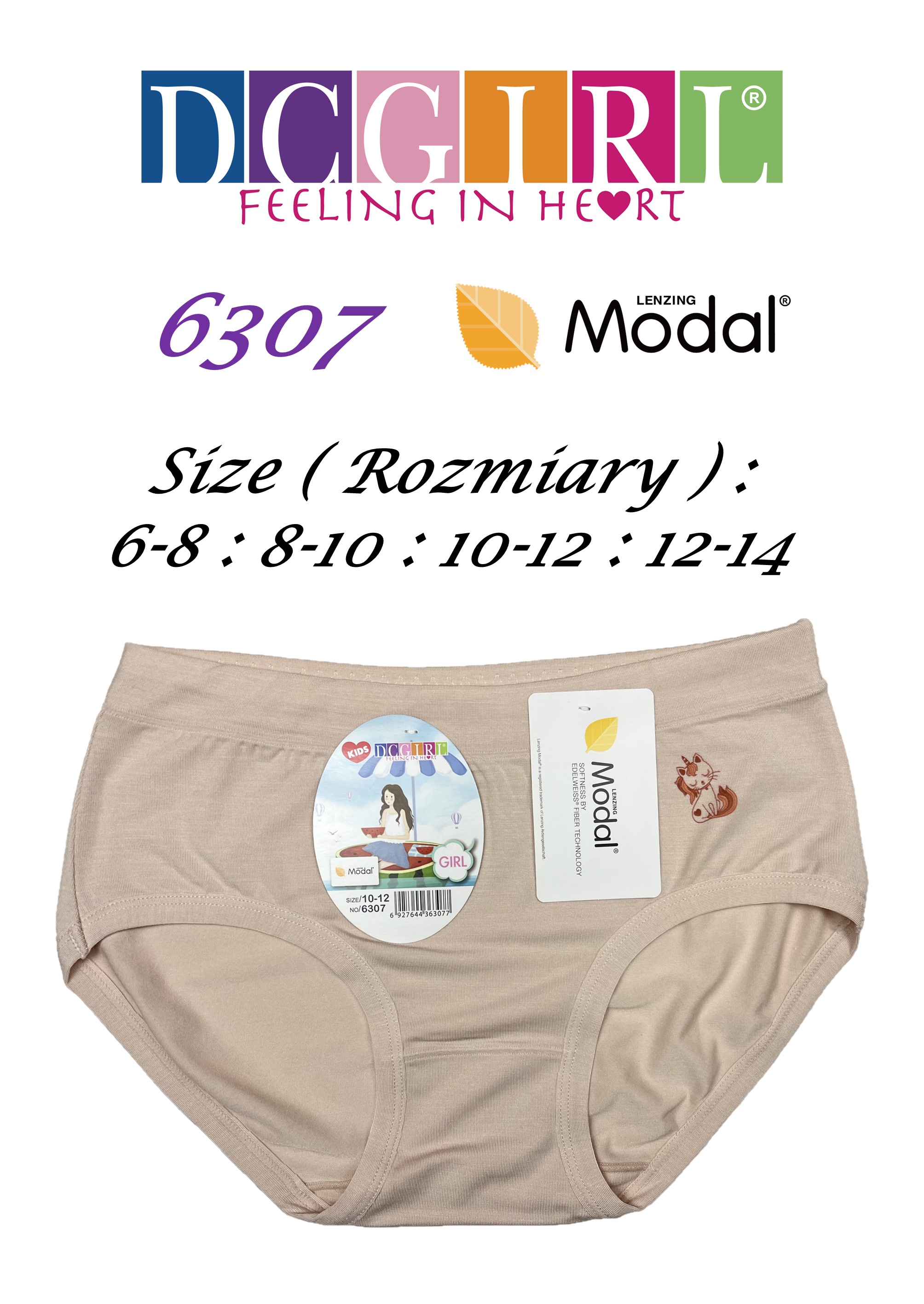 FIGI DC DZIEWCZĘCE 6307 MODAL 12-14 LAT