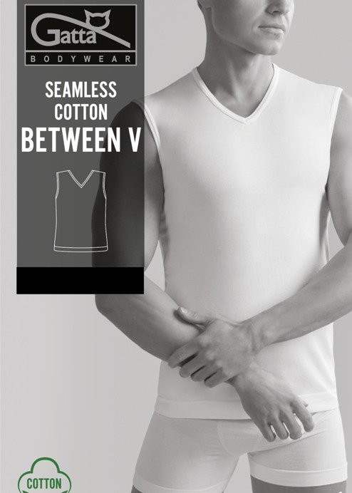 KOSZULKA GATTA BETWEEN V SEAMLESS COTTON BIA