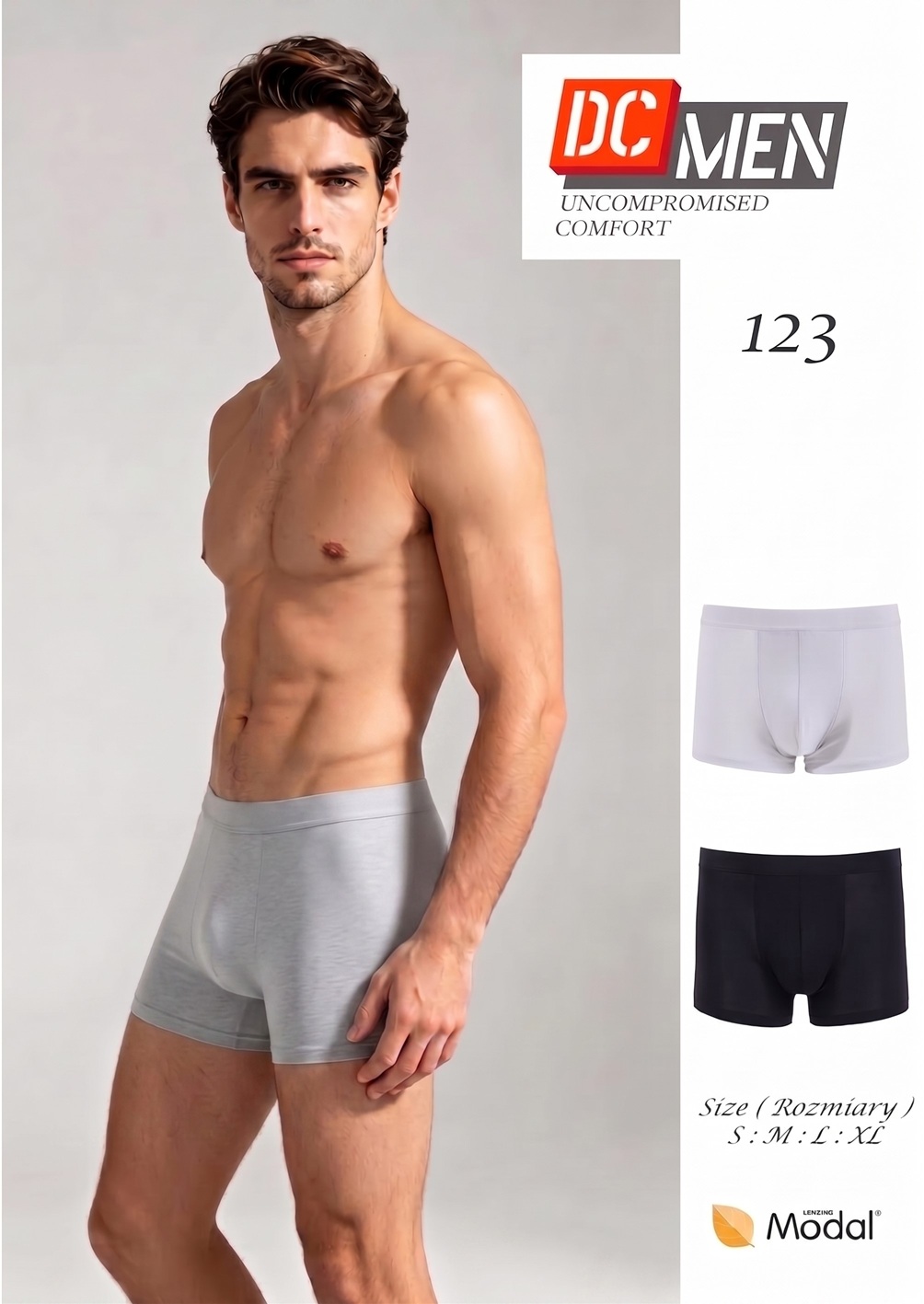SZORTY DCMEN 123 MĘSKIE 2 PACK CZA/J SZA