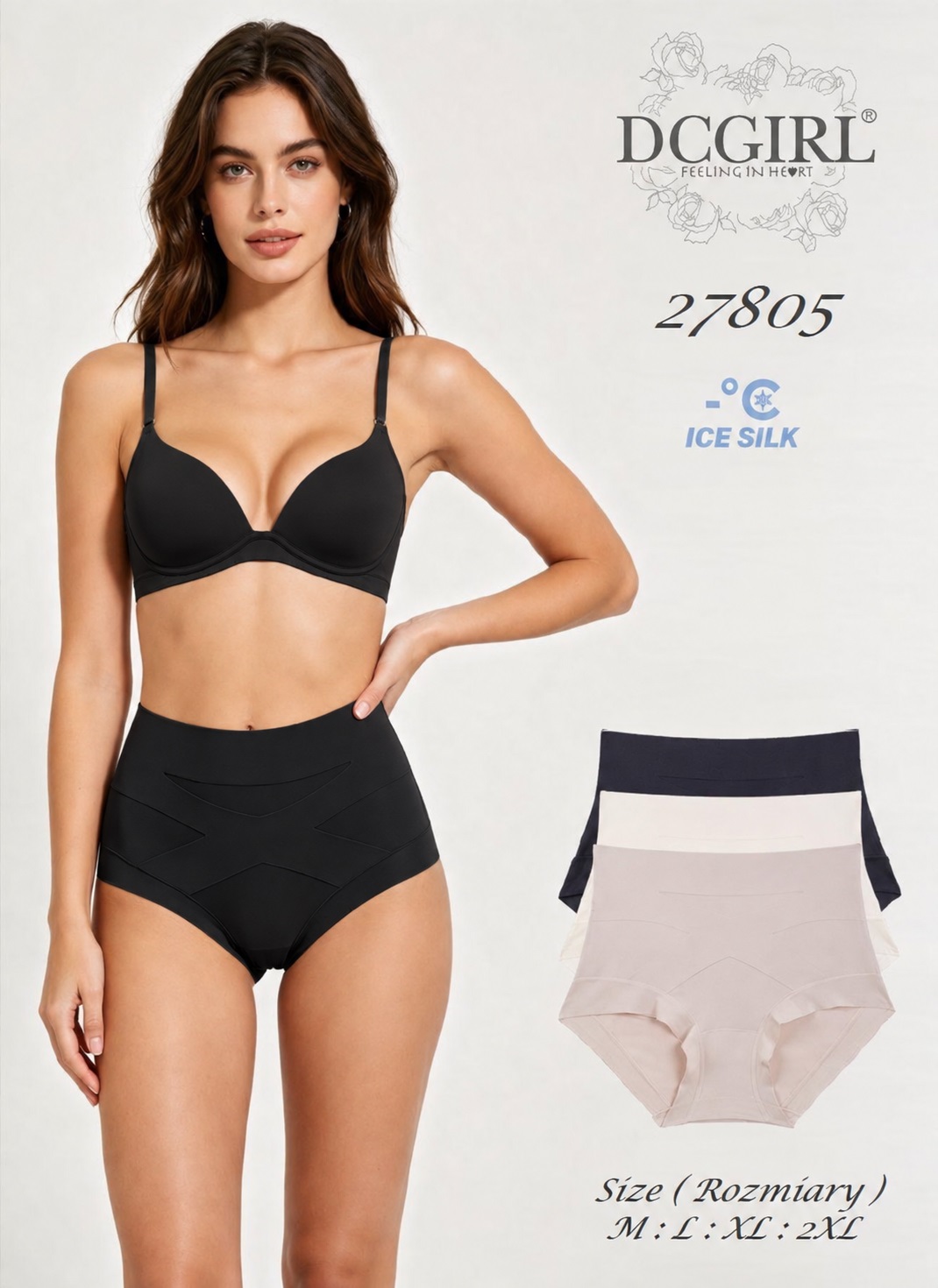 FIGI DC 27805 SHAPE ICE SILK 1 PACK CZARNY