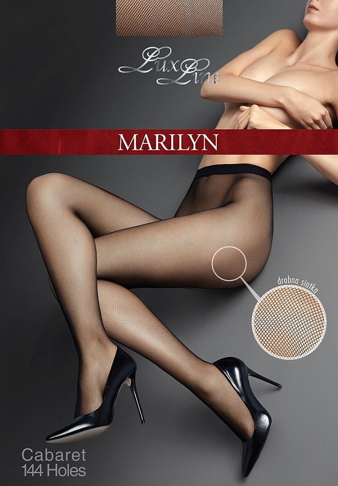 RAJSTOPY MARILYN LUX LINE CABARET 144 HOLE VISONE 3/4