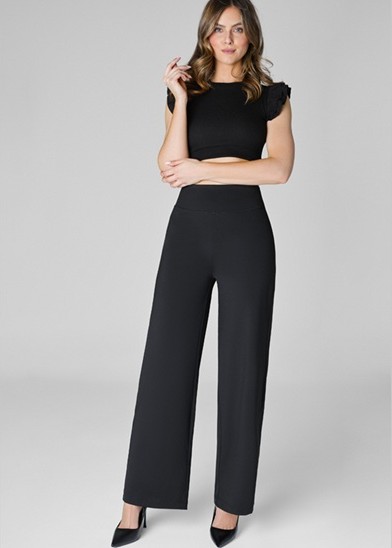 LEGGINSY MARILYN PALAZZO PERFECT BLACK /S