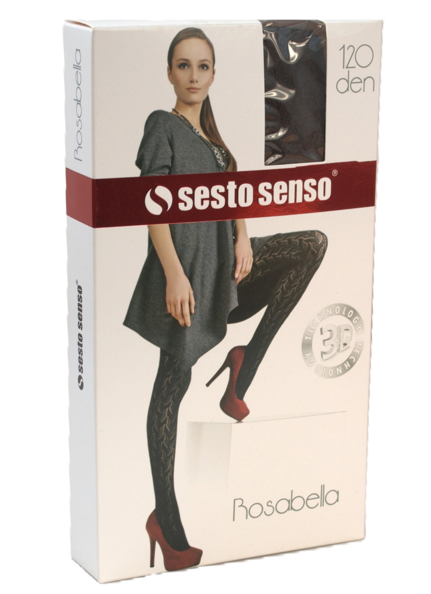 RAJSTOPY SESTO SENSO ROSABELLA NERO 1/2
