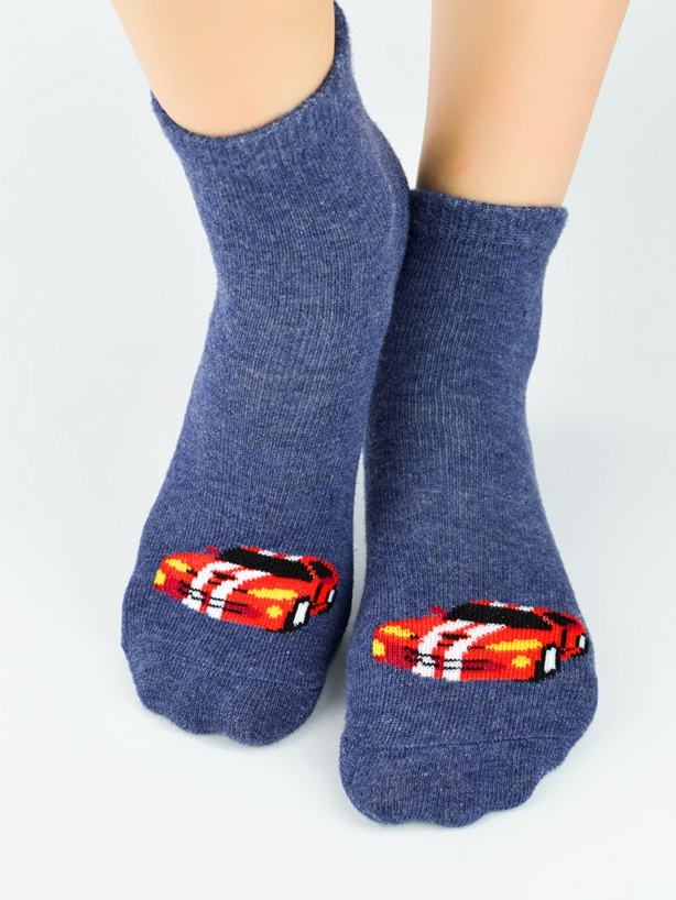 SKARPETY NOVITI SB009-B-02 CHŁOPIĘCE ABS 23-26