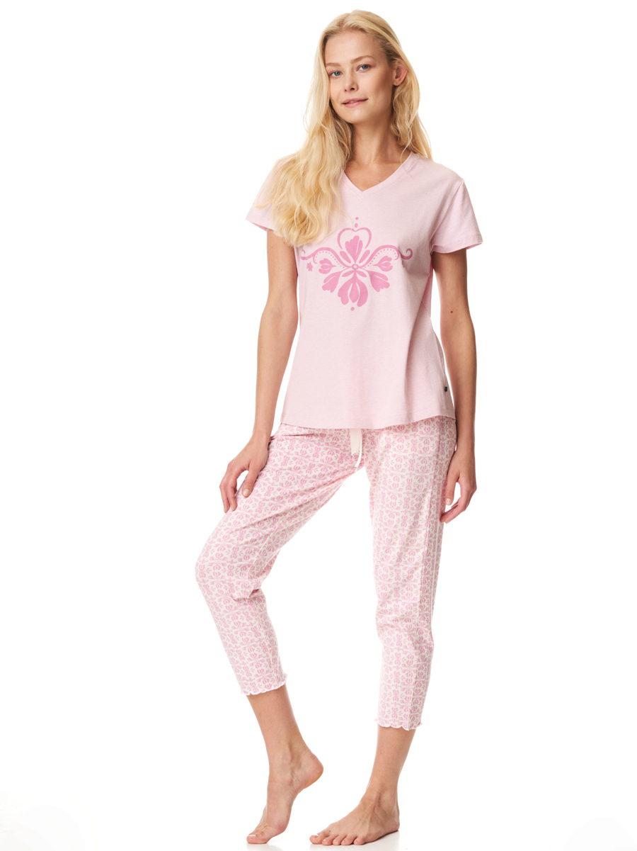 PIŻAMA KEY LNS-461 A23 L różowy