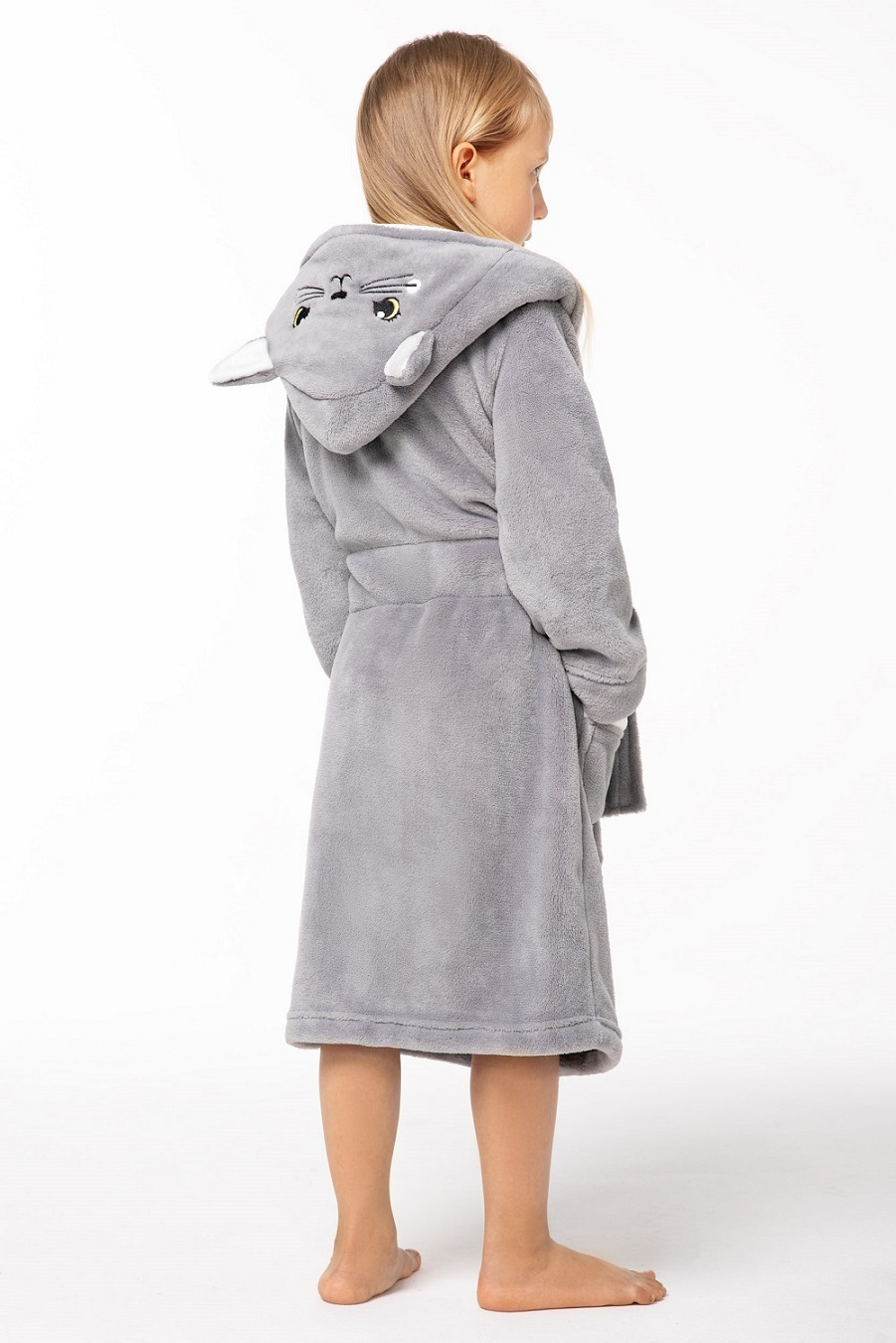 SZLAFROK ENVIE KITTEN 122-128 grey