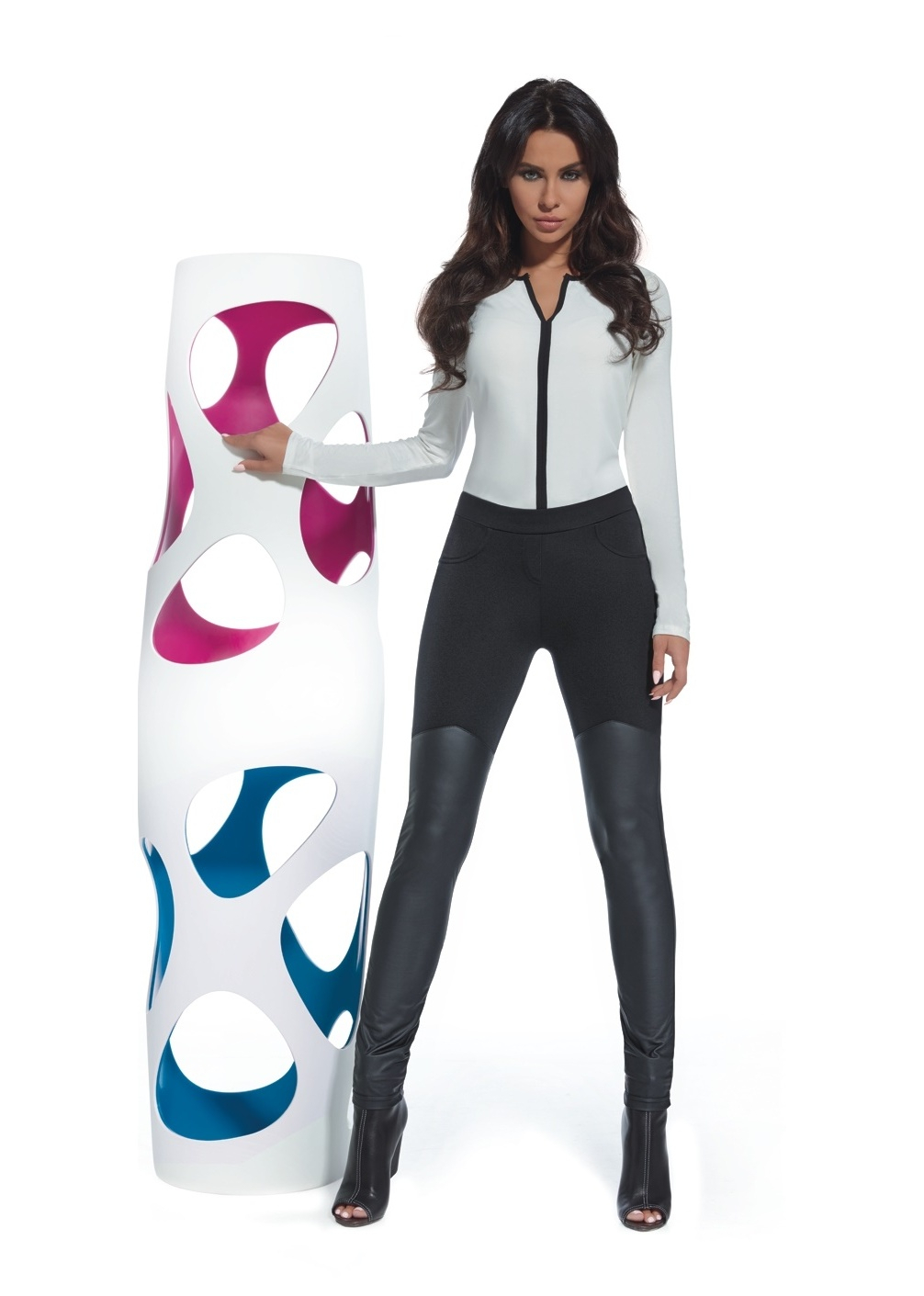 SPODNIE BAS BLEU JENNY 3 czarny