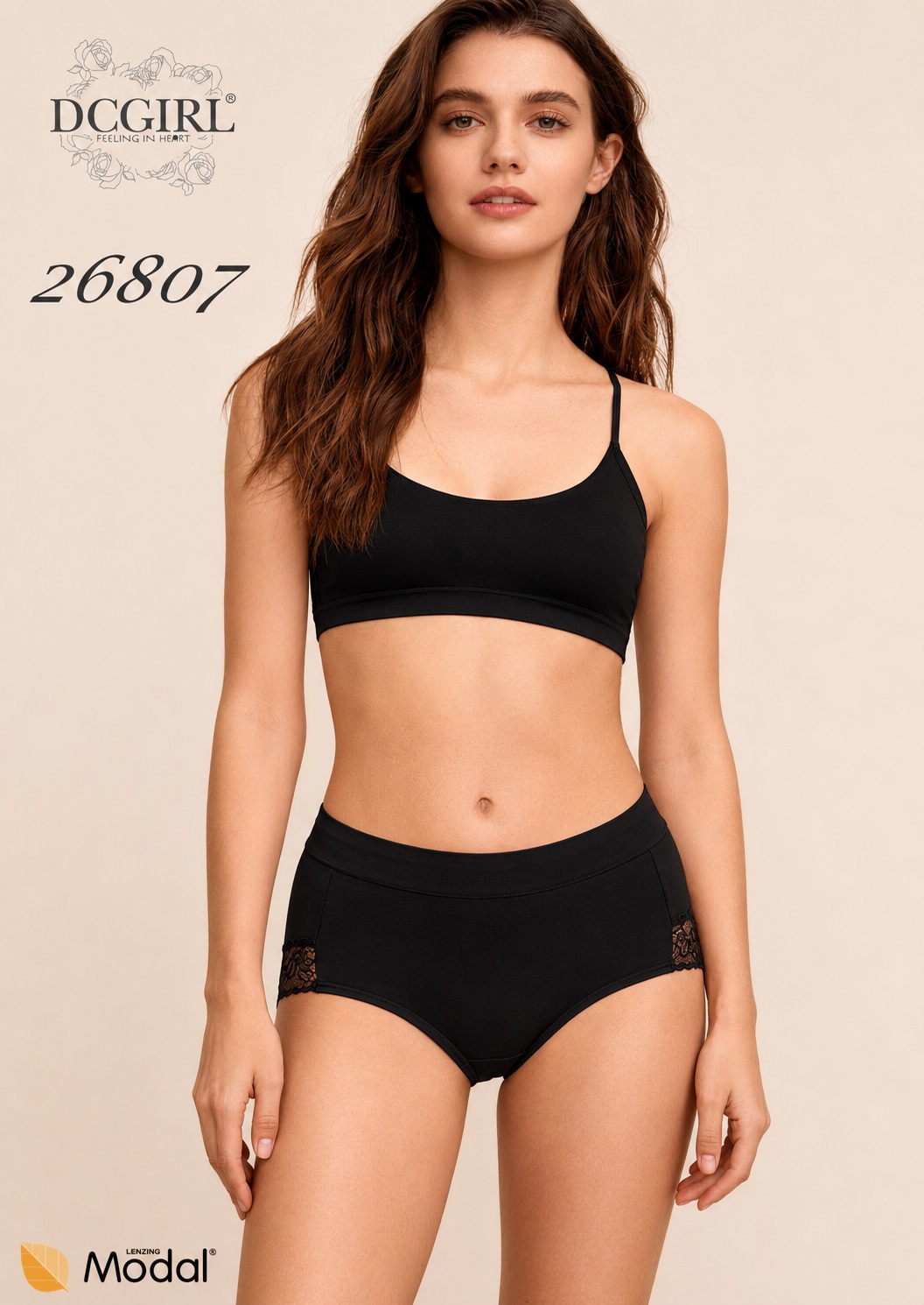FIGI DCGIRL 26807 MODAL CZARNE