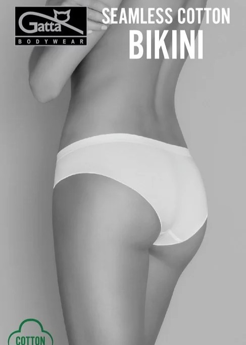 FIGI GATTA SEAMLESS COTTON BIKINI L NUDE