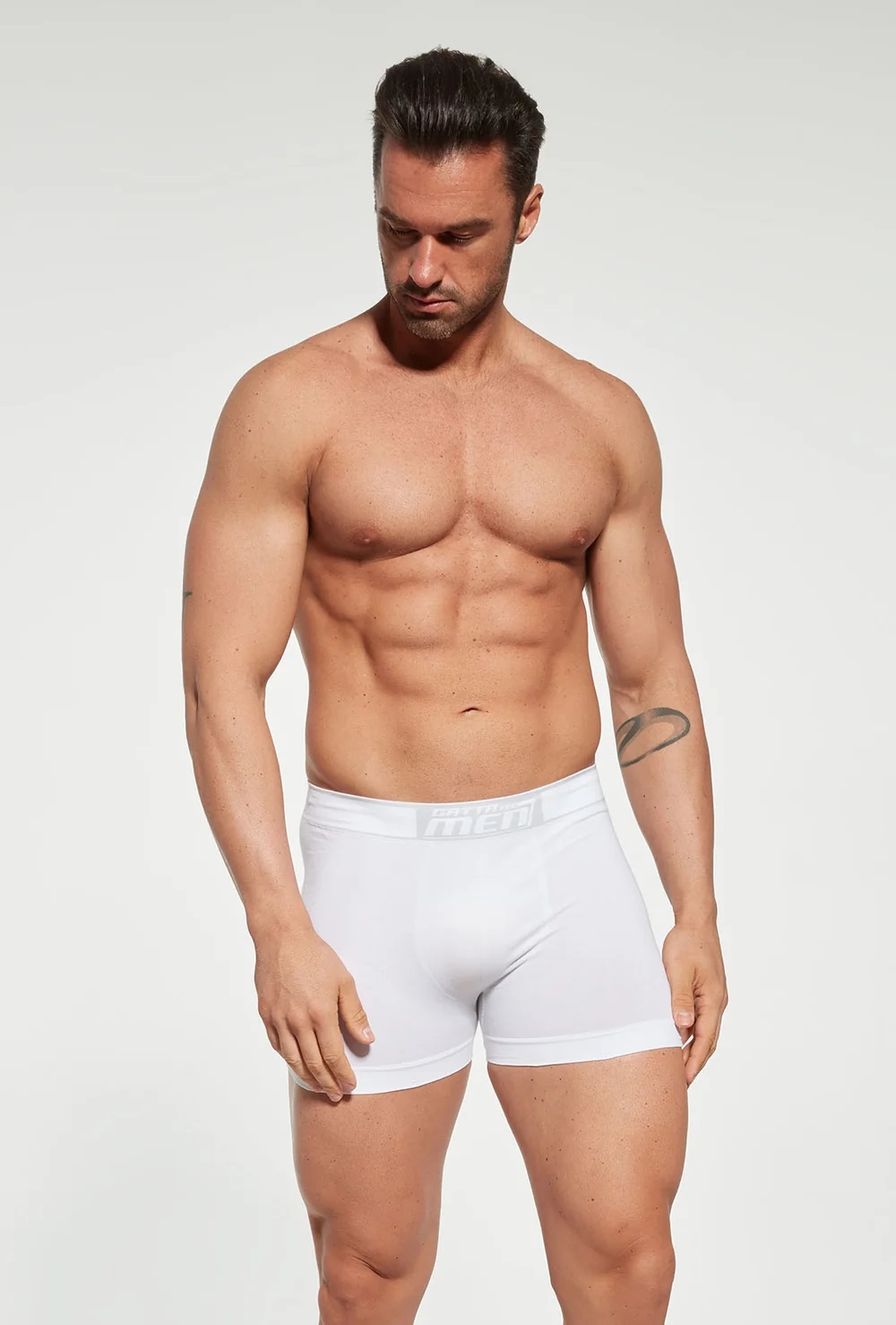 SZORTY GATTA BOXER COTTON BIA/XXL