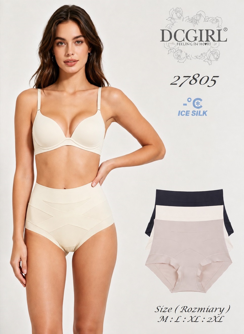 FIGI DC 27805 SHAPE ICE SILK 1 PACK ECRU