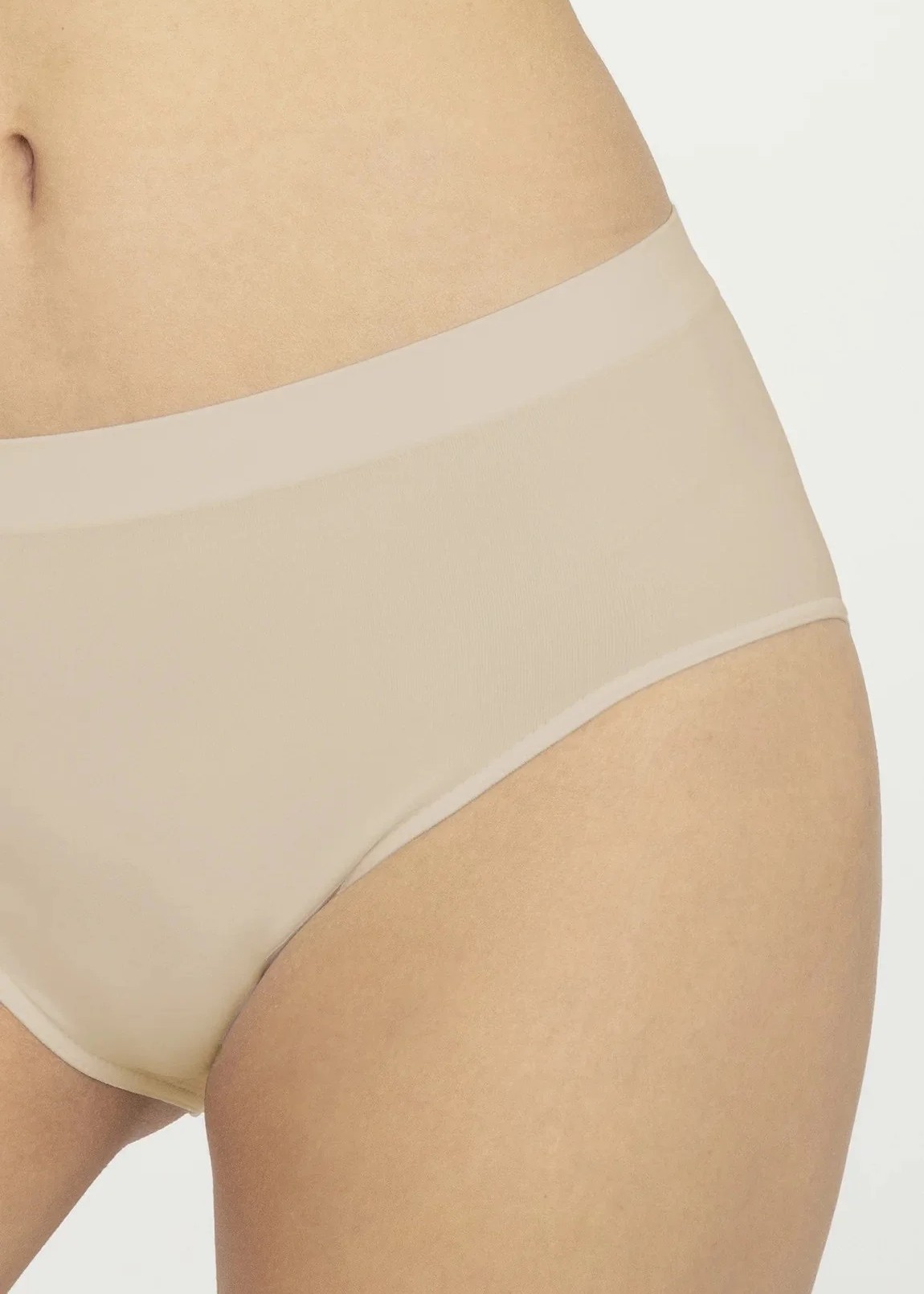 FIGI GATTA SEAMLESS COTTON BIKINI L NUDE /S