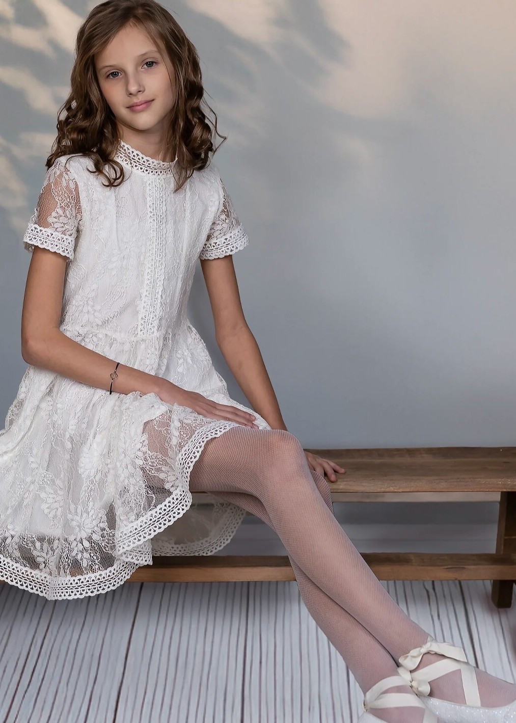 RAJSTOPY KNITTEX ROXANA JUNIOR BIANCO 140-146