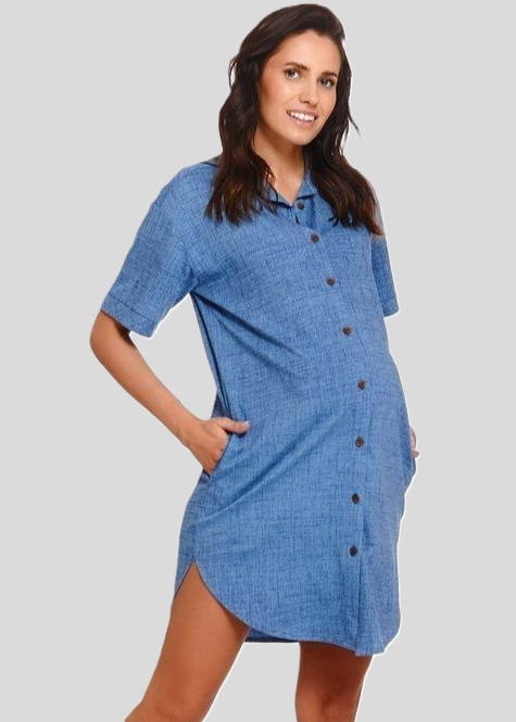 KOSZULA DOBRANOCKA 4226 JEANS