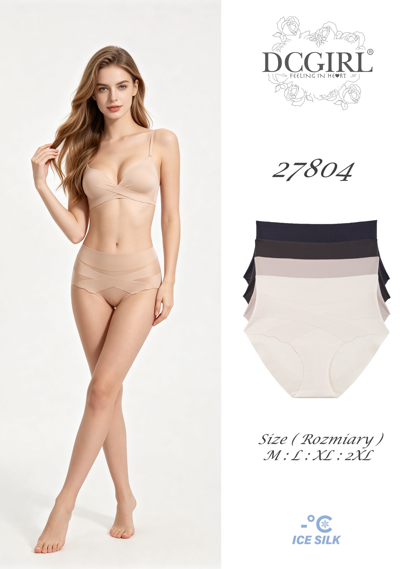 FIGI DC 27804 SHAPE ICE SILK 1 PACK BEŻ