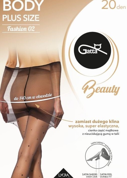 RAJSTOPY GATTA BODY PLUS SIZE 20 WZ 02