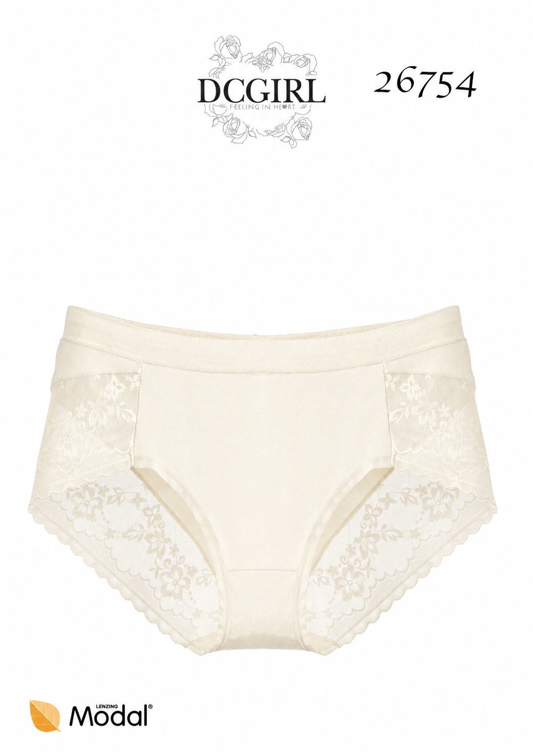 FIGI DCGIRL 26754 MODAL 2 PACK ECRU /L
