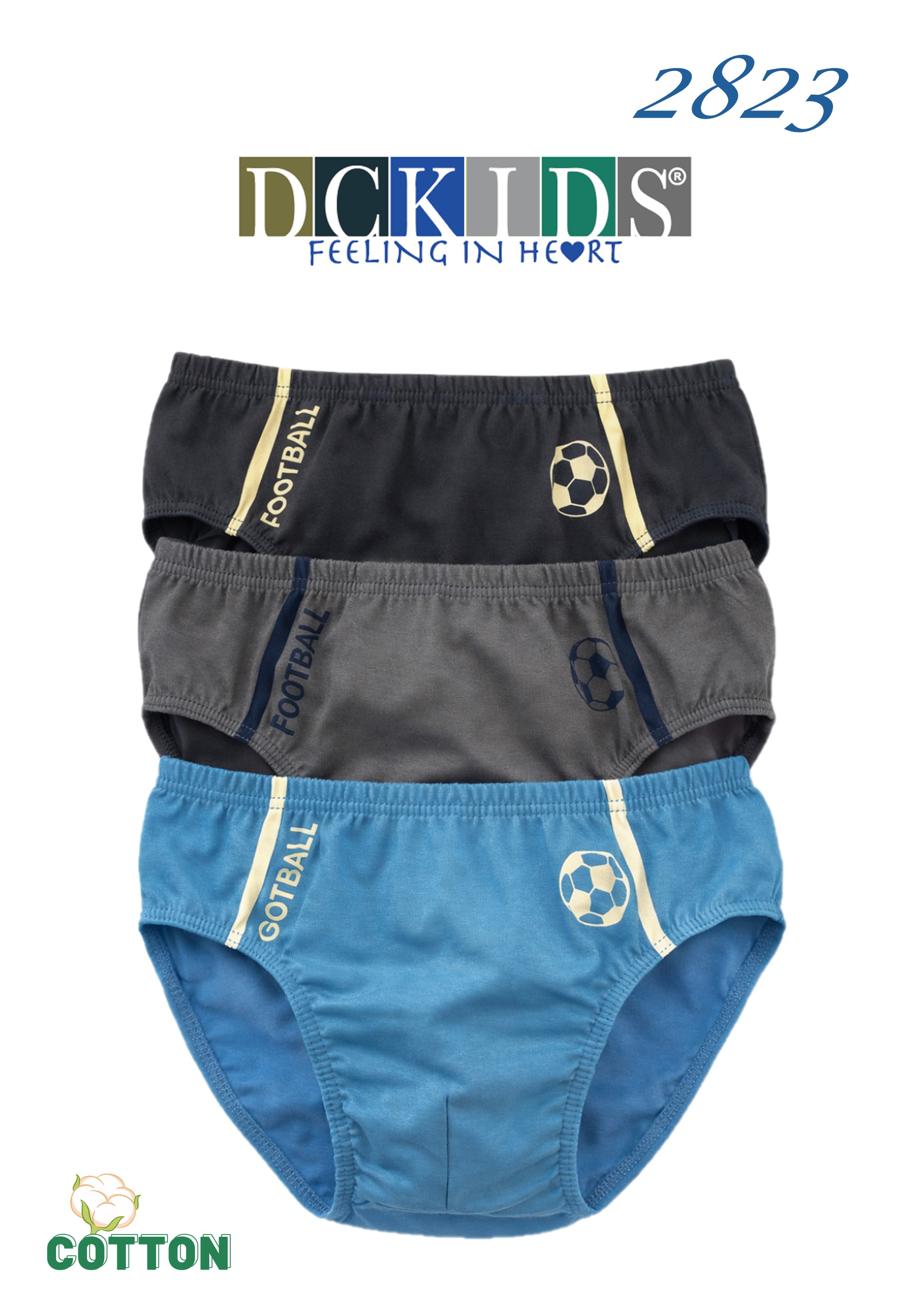 SLIPY DCKIDS 2823 CHŁ BAWEŁNA
