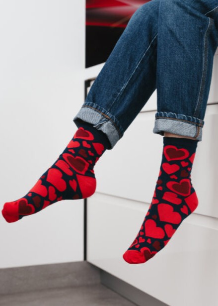 SKARPETY STEVEN 136 DAMSKIE WALENTYNKI