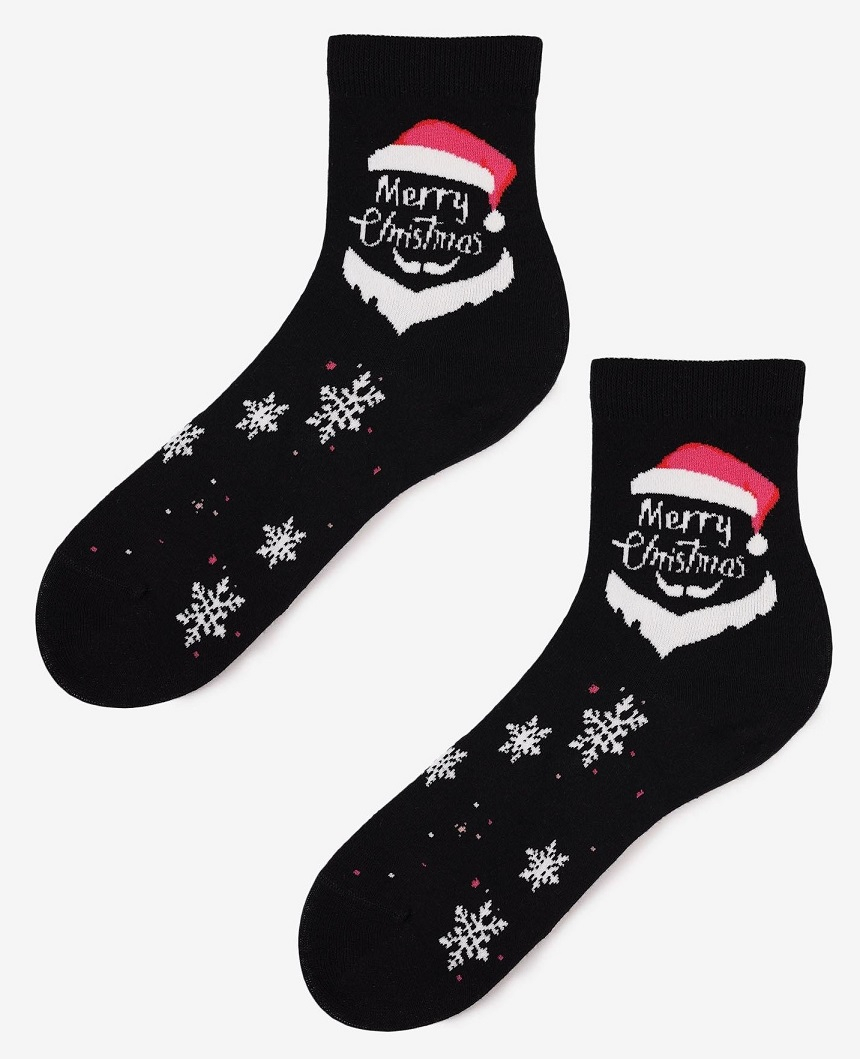 SKARPETY MARILYN CHRISTMASS HAT 36-40 czarny