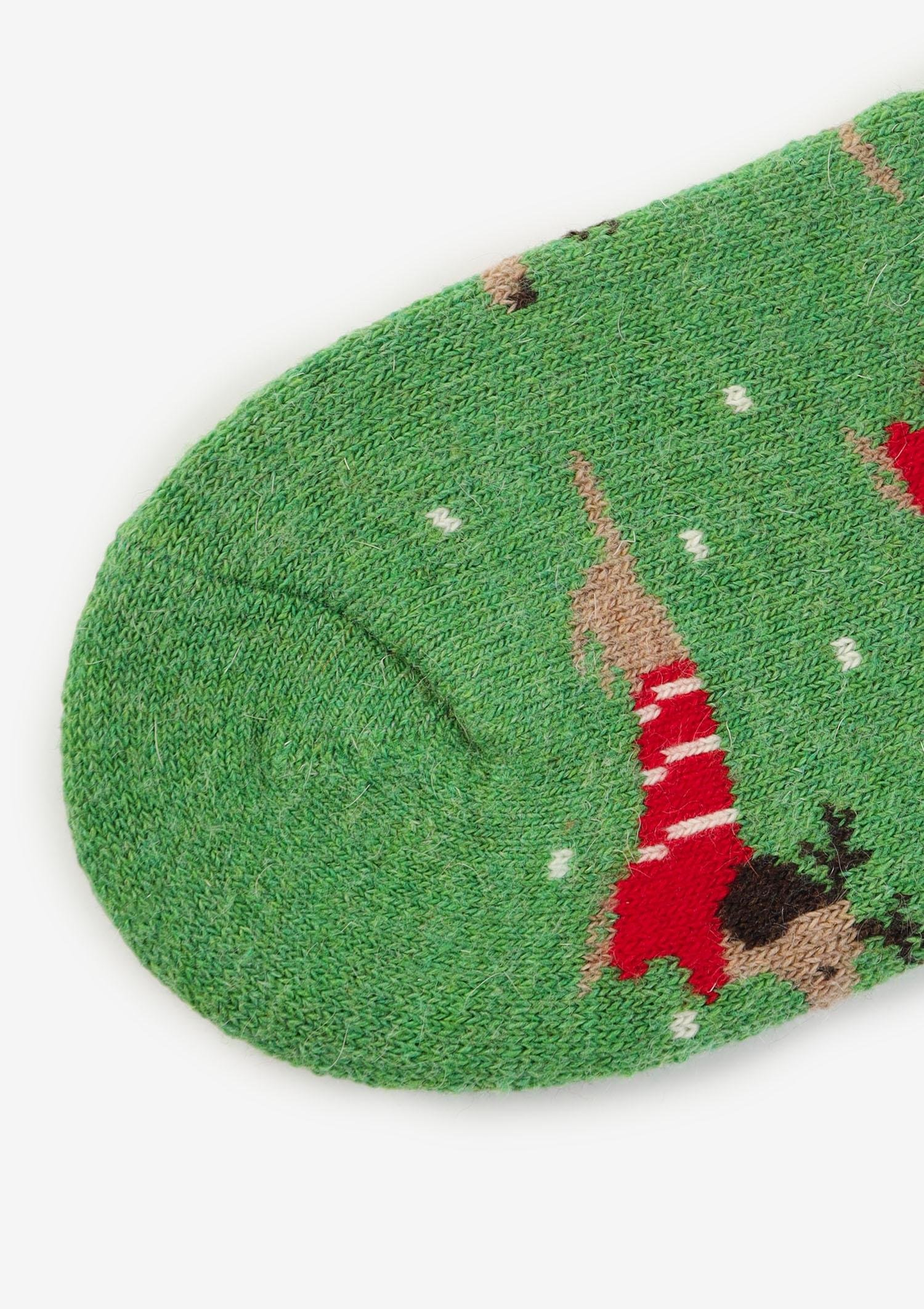 SKARPETY MARILYN ANGORA WOMEN TERRY B38 GREEN