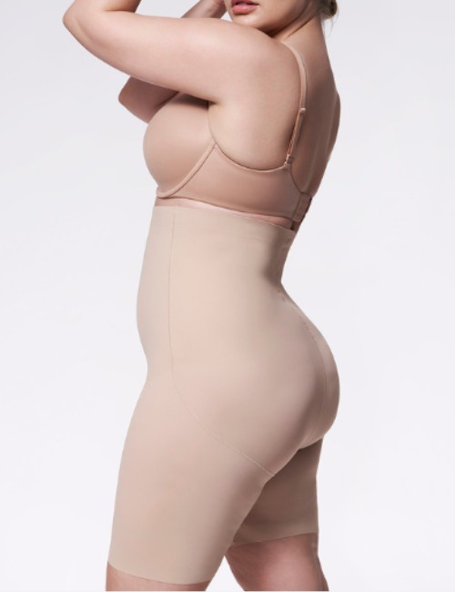 FIGI JULIMEX 269 BERMUDY BASIC HIGH-WAIST BEŻ /M