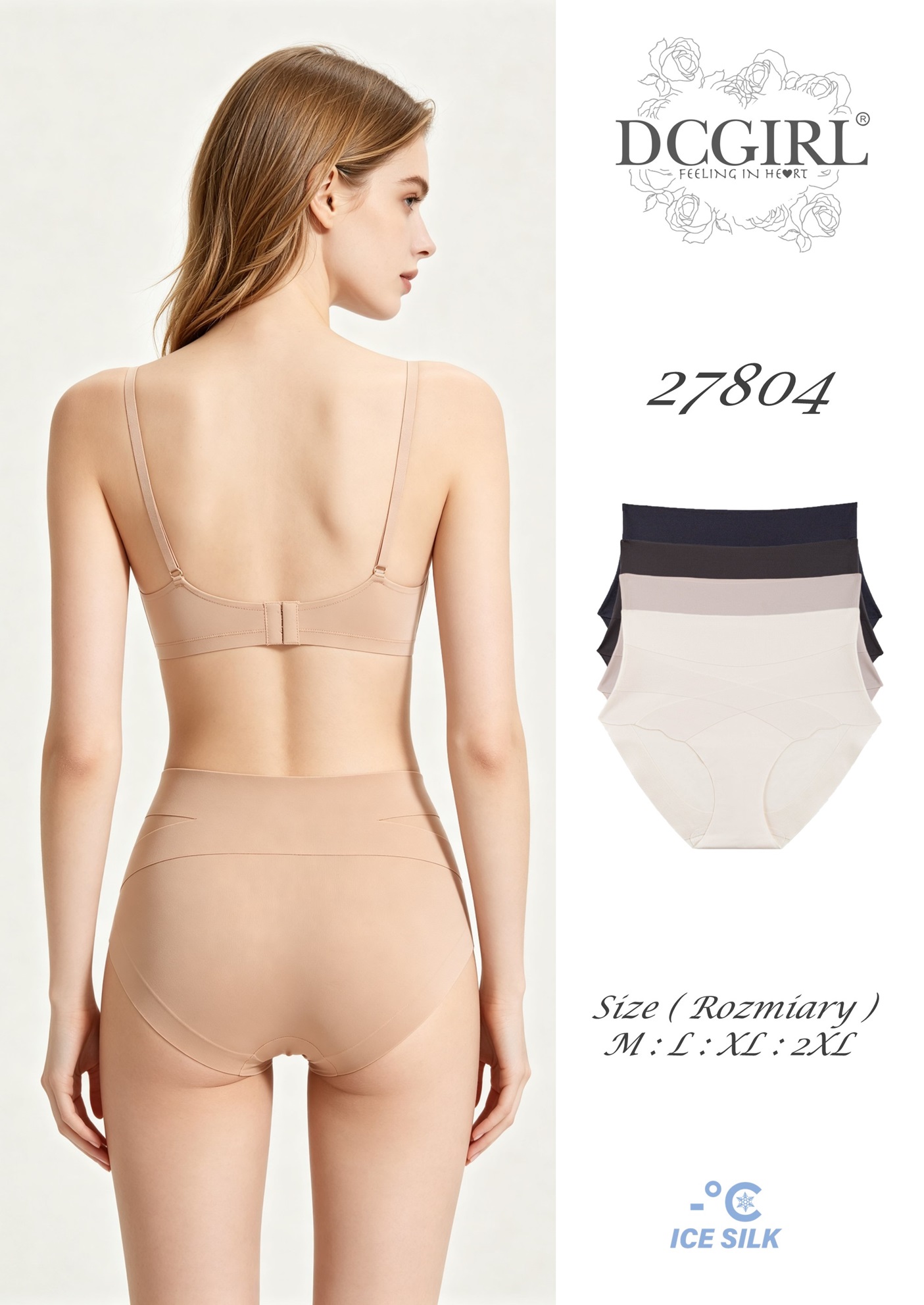 FIGI DC 27804 SHAPE ICE SILK 1 PACK BEŻ /XXL