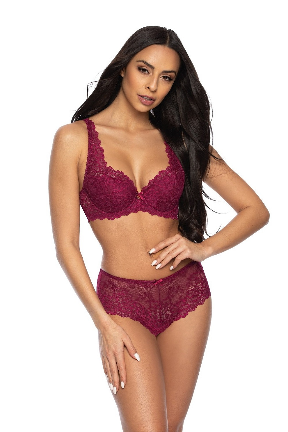 BIUSTONOSZ MAT M-053/22 CARMELA BURGUND 75C burgund
