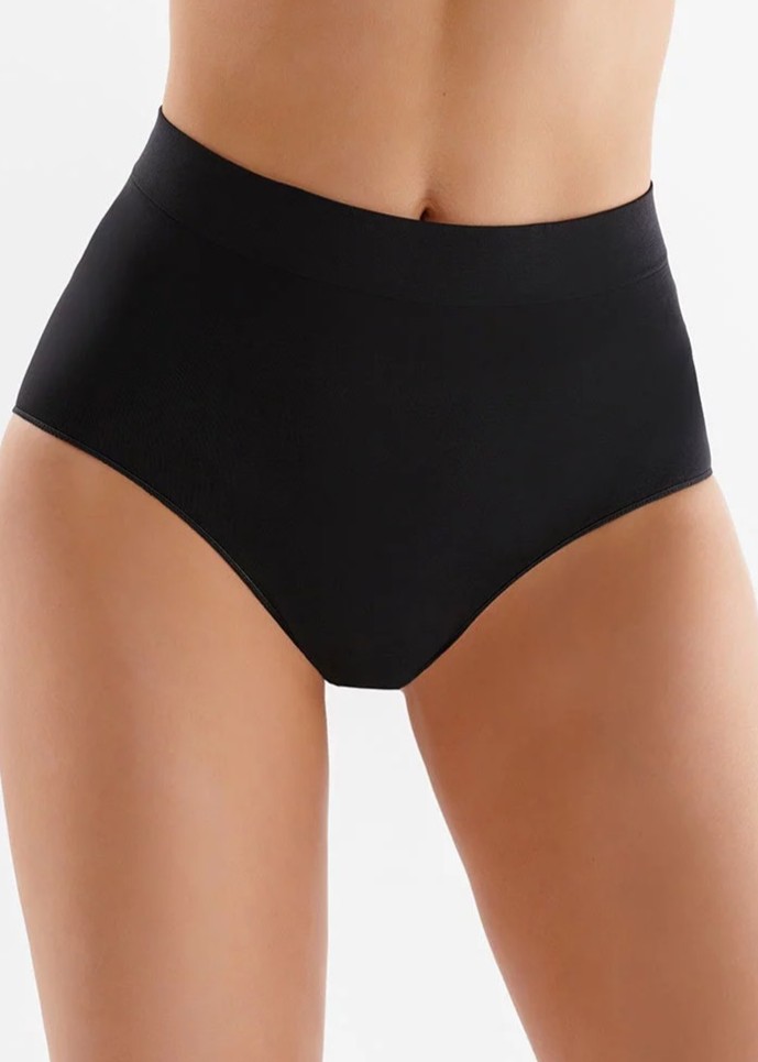 FIGI GABRIELLA SEAMLESS MIDI BRIEFS BLACK