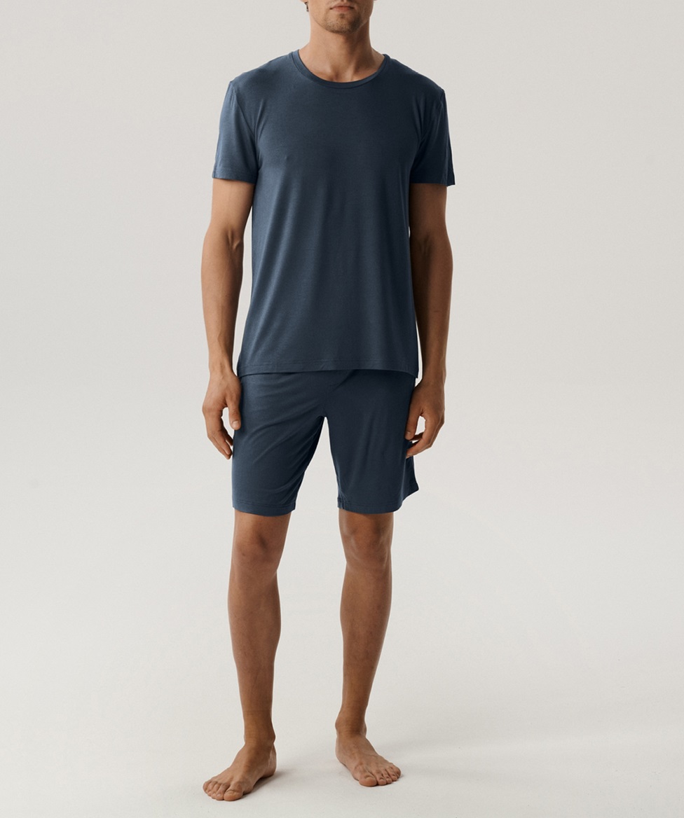 PIŻAMA ATLANTIC BNMP-005 WL25 DENIM/MEL /XL