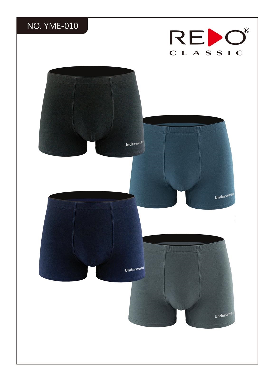 SZORTY REDO 1BE-010 (M-1, L-2, XL-3, XXL-4, 3XL-2)