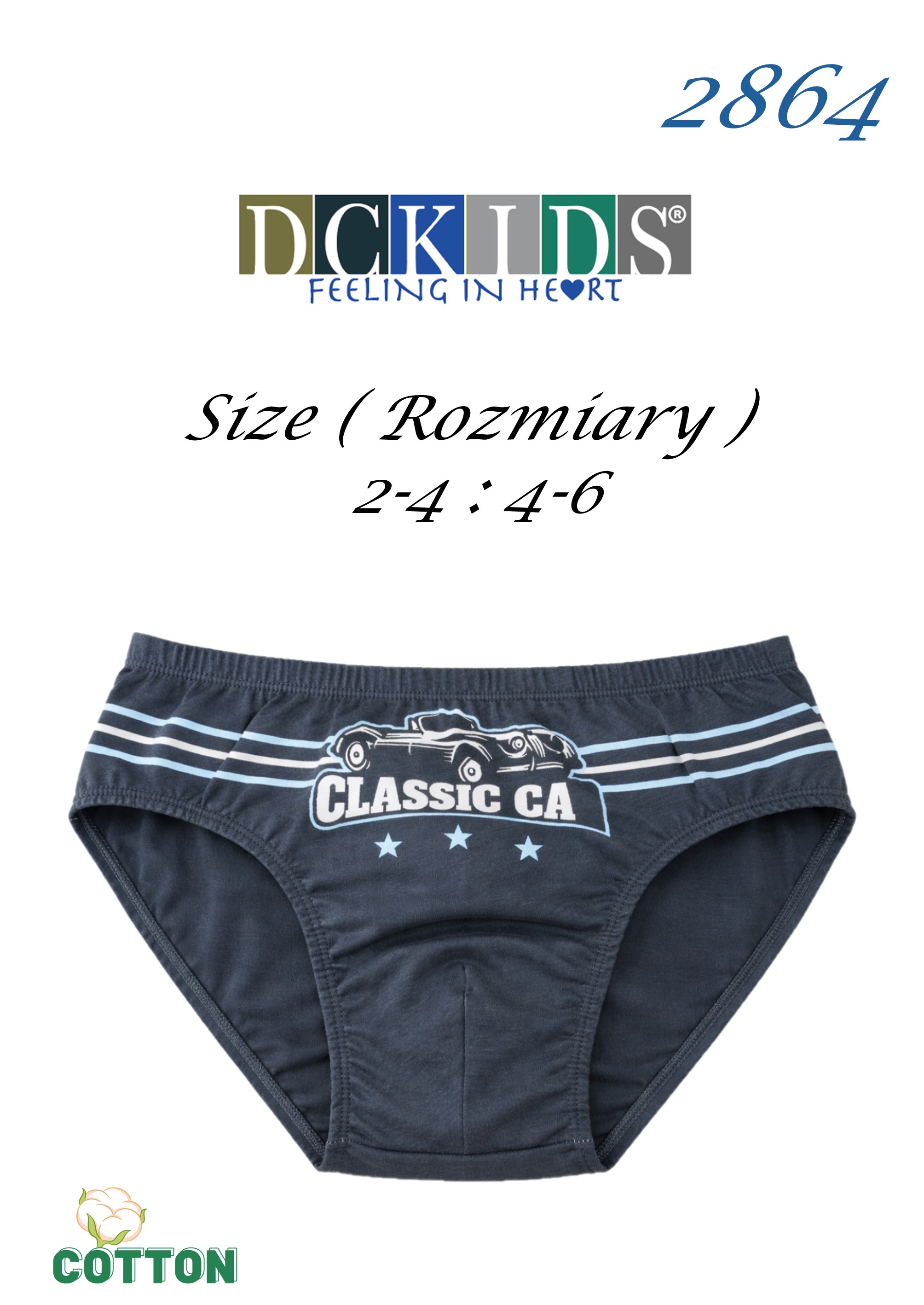 SLIPY DC 2864 4-6 LAT CHŁ BAWEŁNA