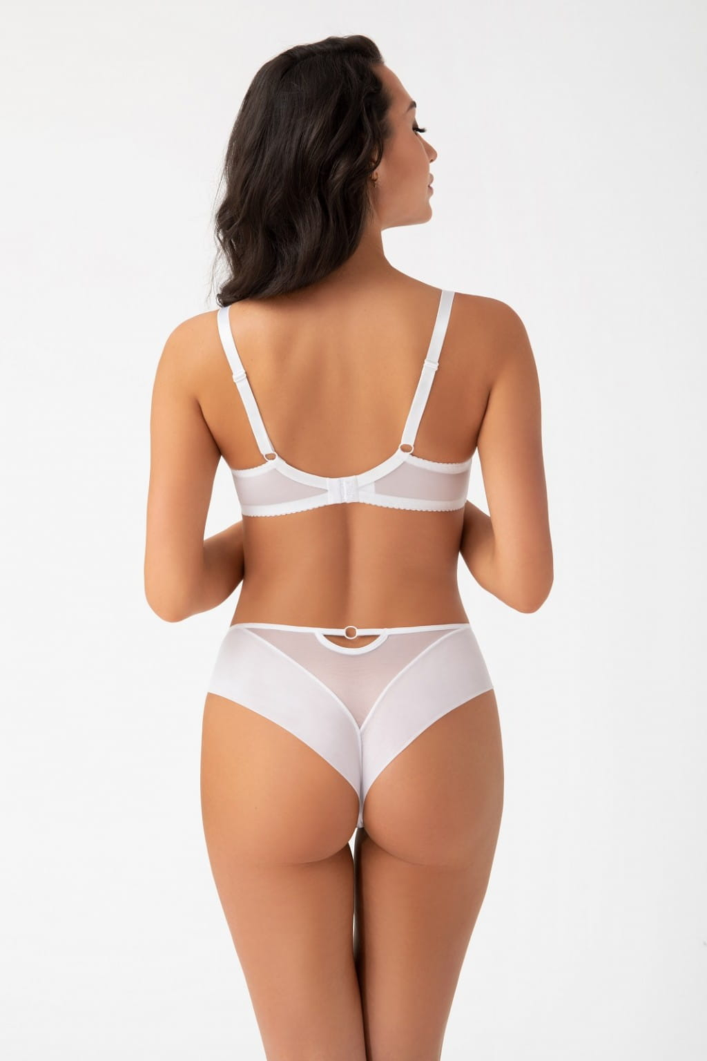 BIUSTONOSZ GORSENIA K496 PARADISE BIAŁY 75D biały