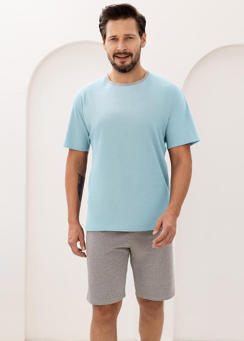 PIŻAMA REGINA MĘSKA 508 TURKUS XXL-3XL