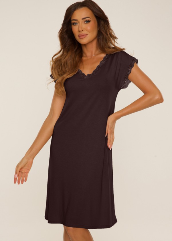 KOSZULA DE LAFENSE 816 HAZEL CZEKOLADA /4XL