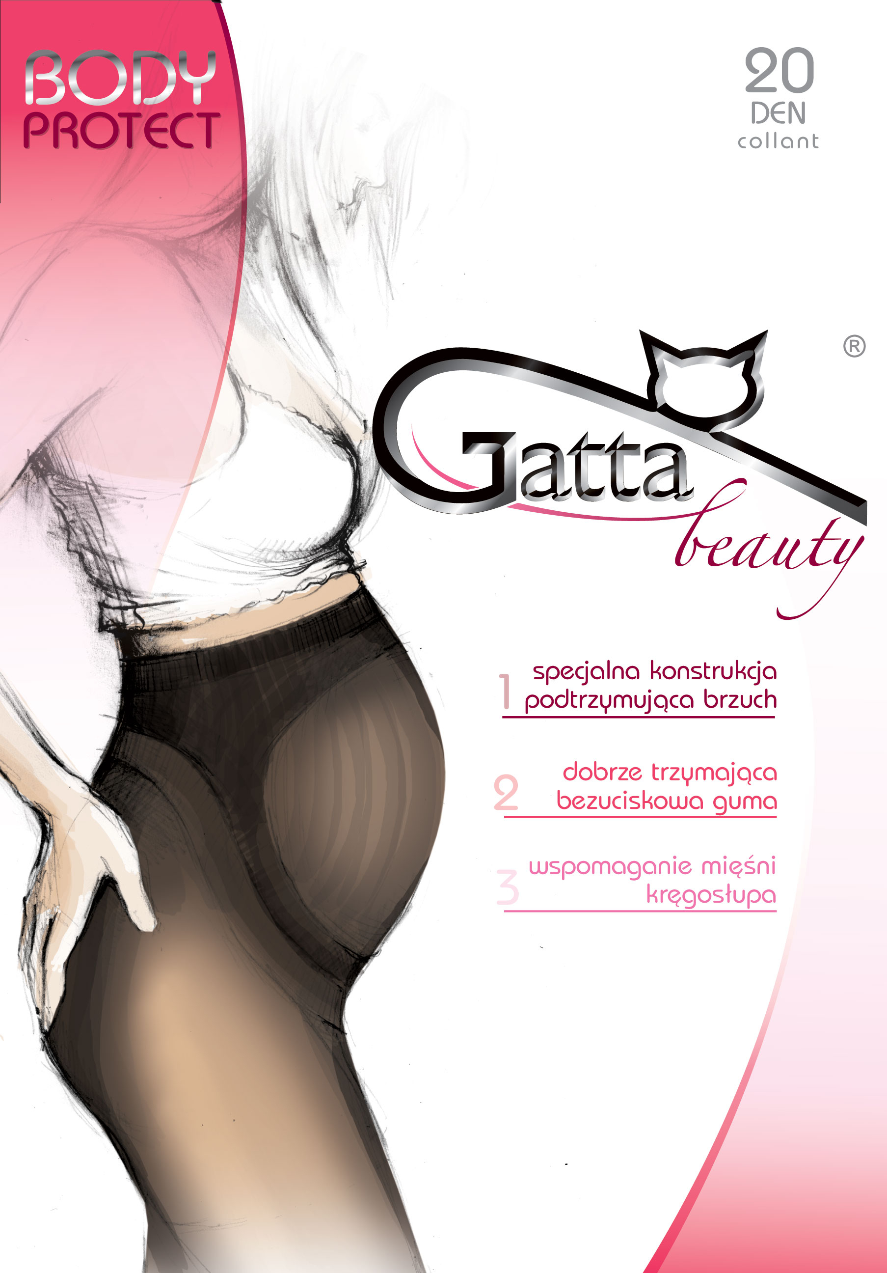 RAJSTOPY GATTA BODY PROTECT 20 2 bronzo