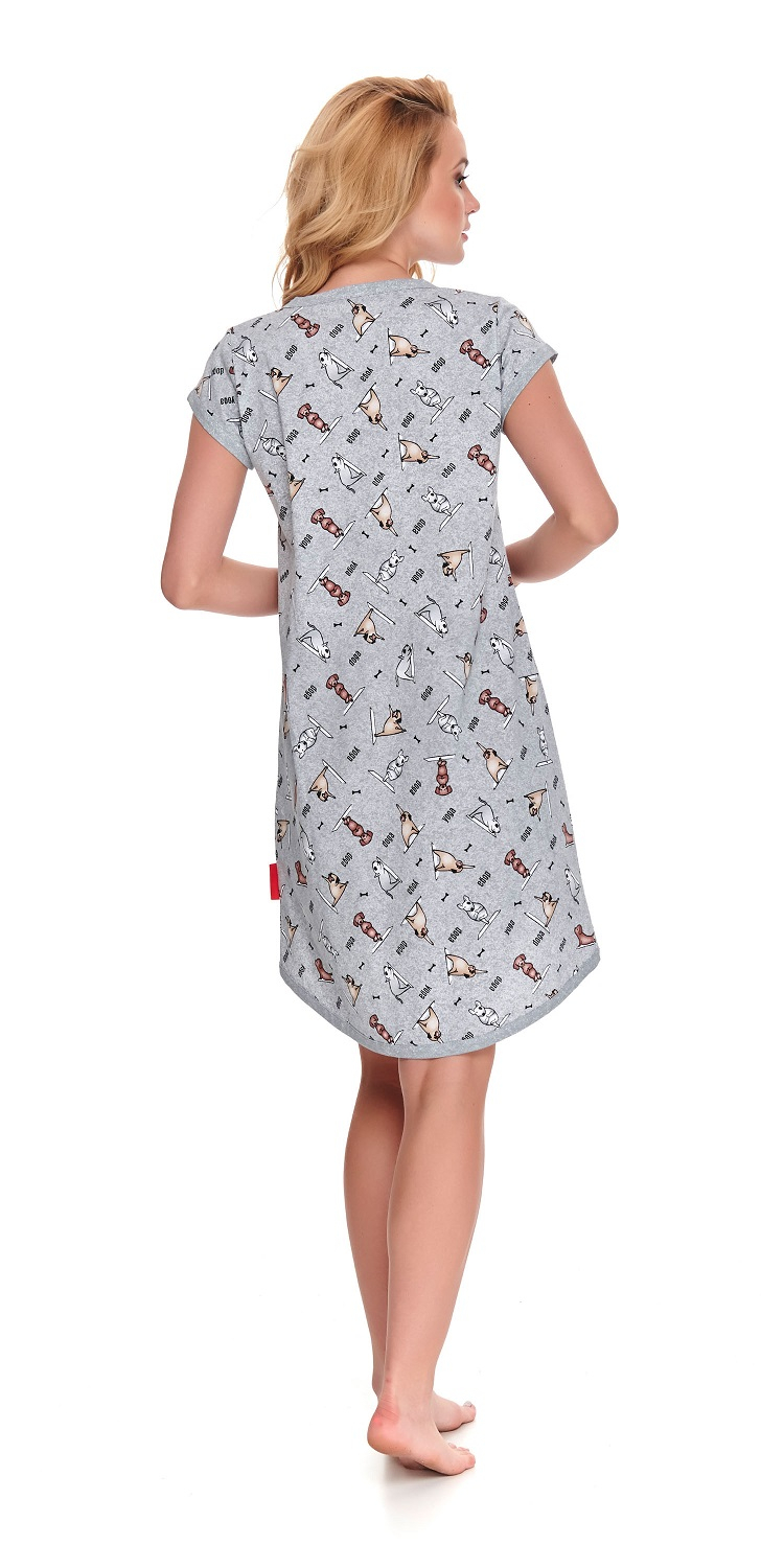 KOSZULA DOBRANOCKA 9940 S szary jasny