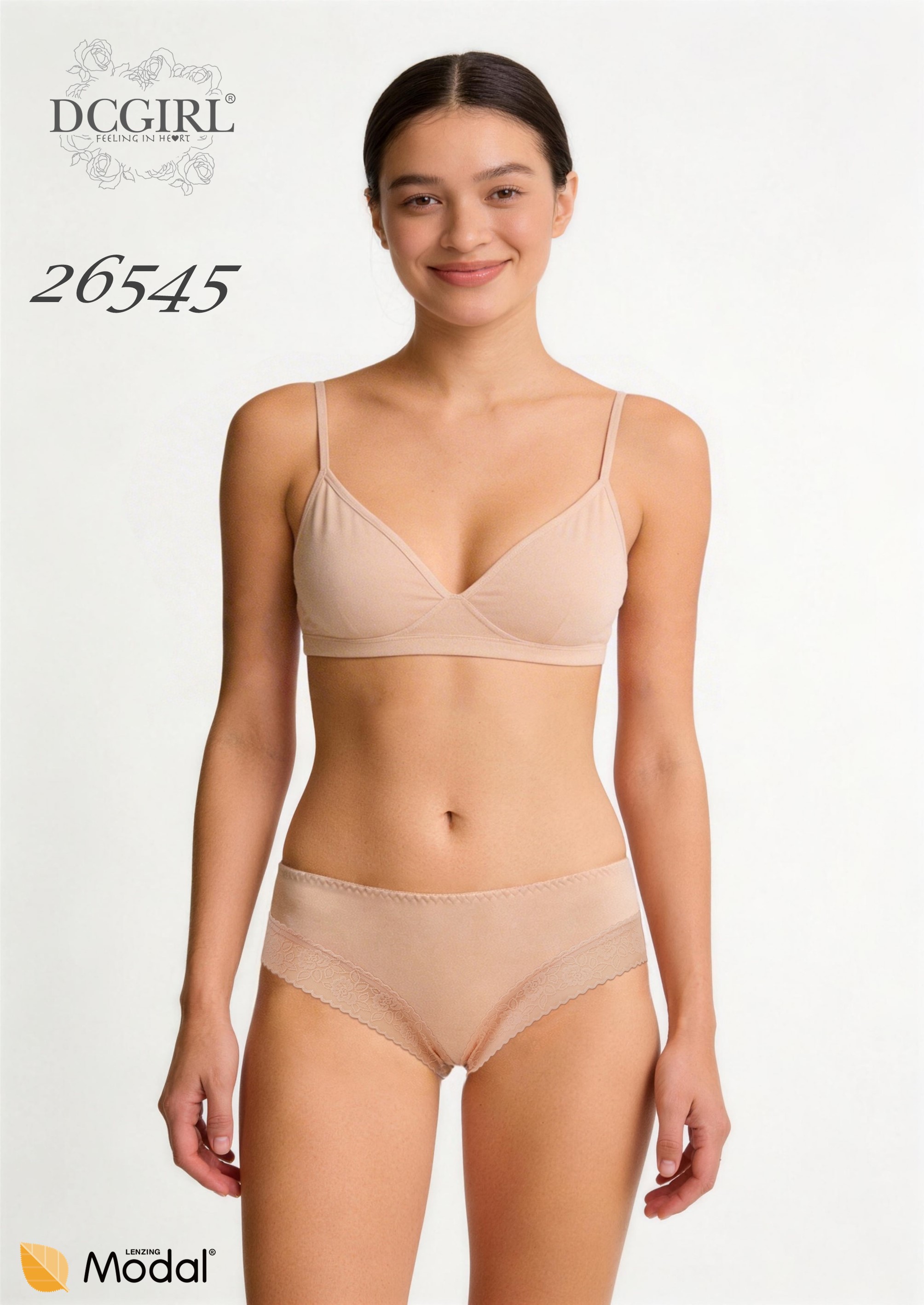 FIGI DCGIRL 26545 MODAL 2 PACK BEŻ /M