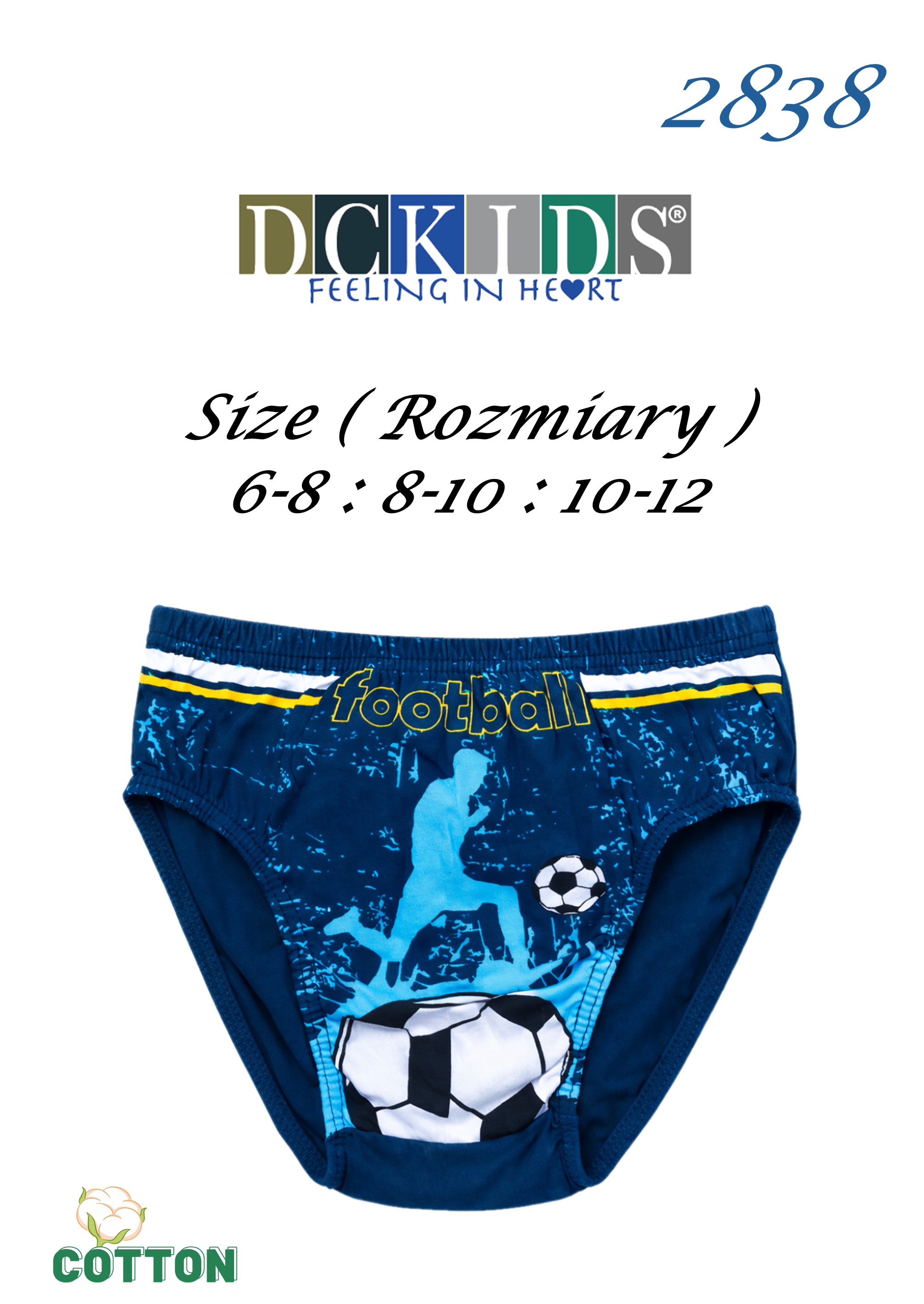 SLIPY DC 2838 6-8 LAT CHŁ BAWEŁNA