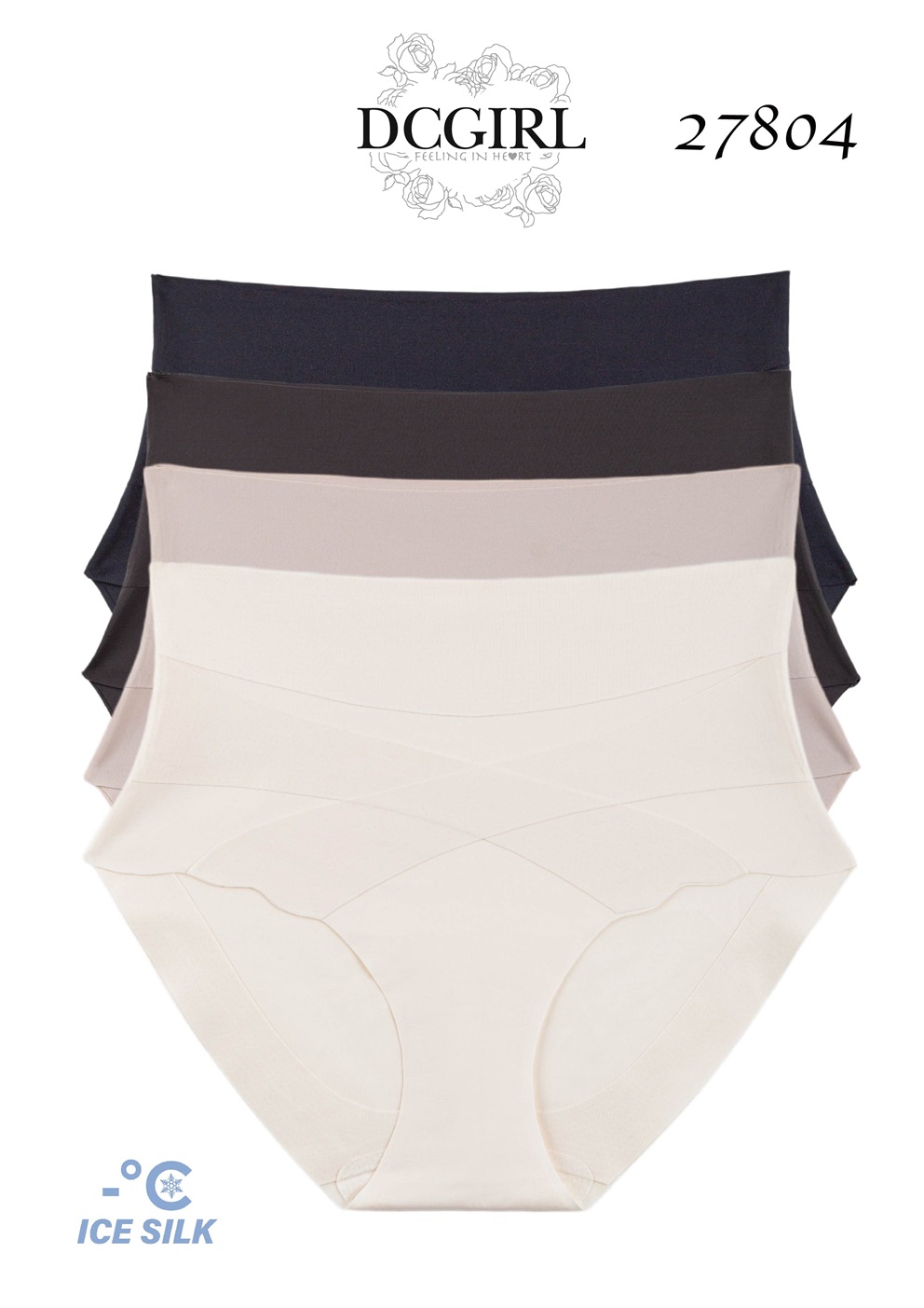 FIGI DC 27804 SHAPE ICE SILK 1 PACK GRAFIT /XL