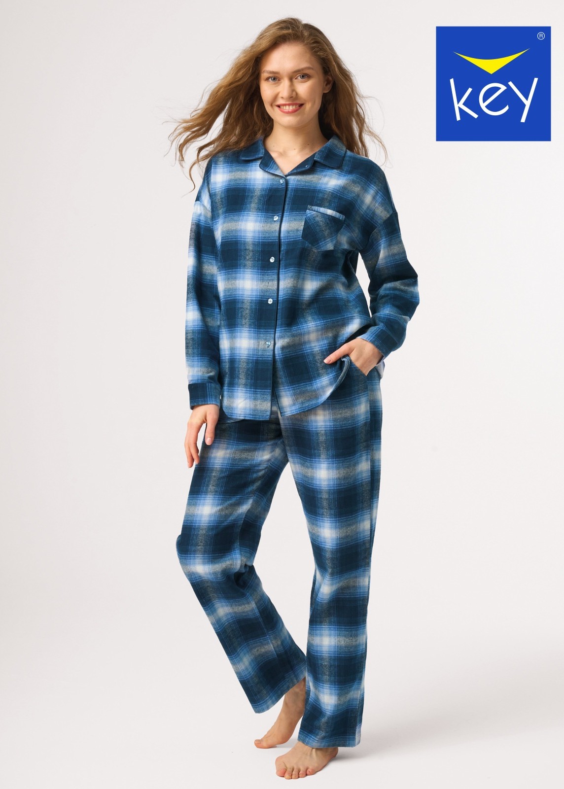 PIŻAMA KEY LNS-465 B26 XXL-3XL