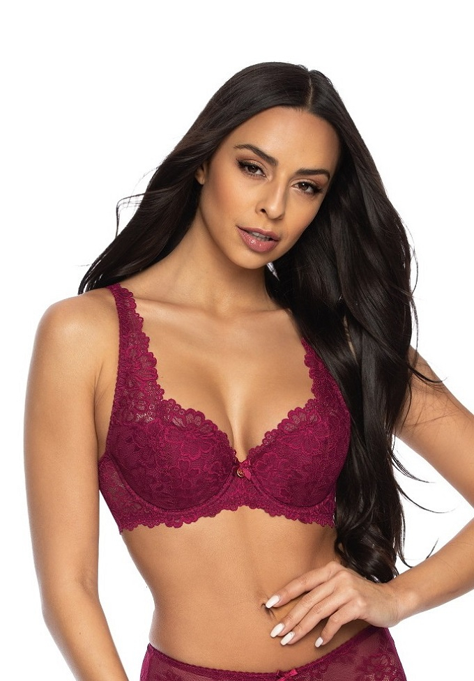BIUSTONOSZ MAT M-053/22 CARMELA BURGUND 75C burgund