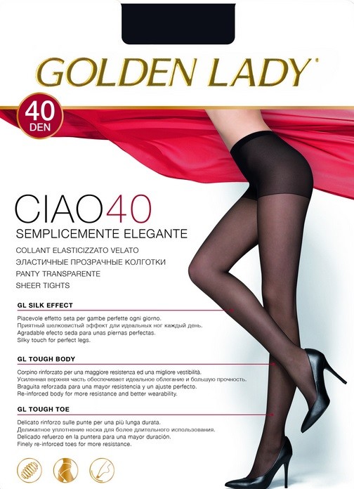 RAJSTOPY GOLDEN LADY CIAO 40 VISONE/5XL