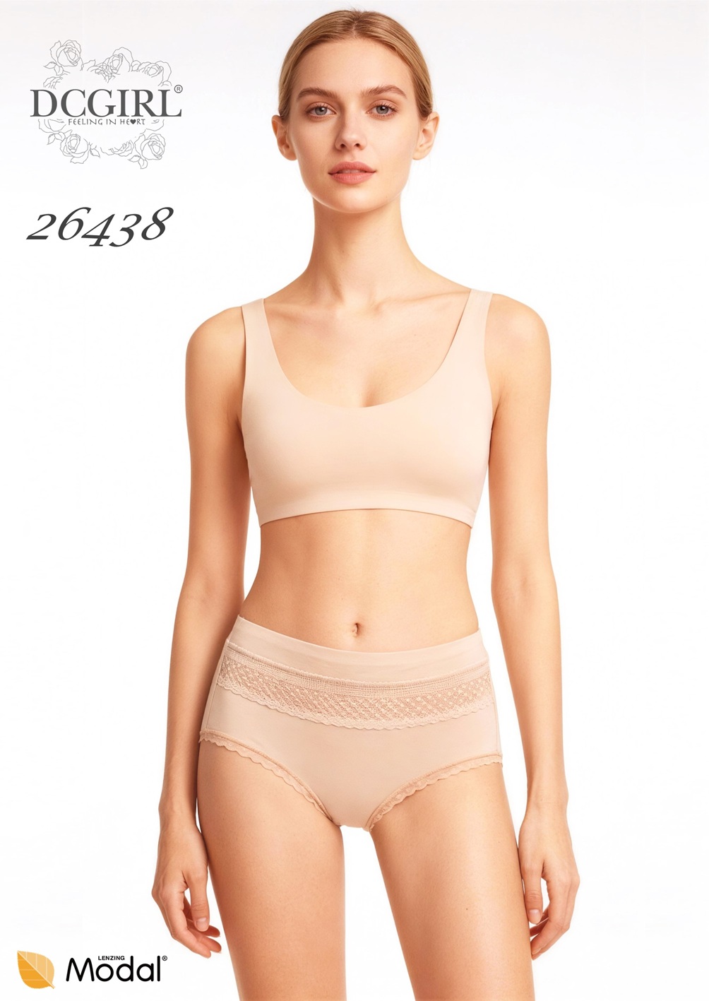 FIGI DC 26438 MODAL 2 PACK BEŻ